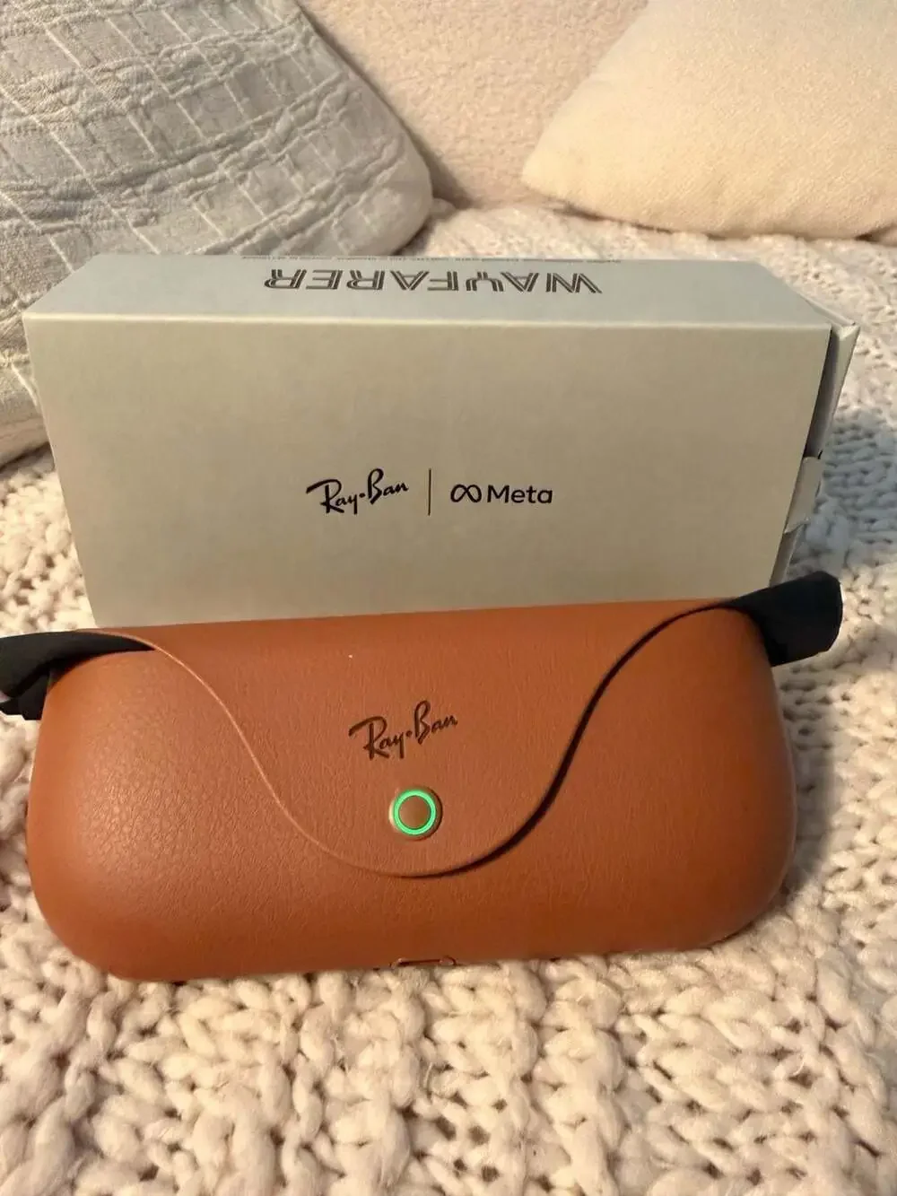 Ray-Ban Meta Wayfarer Gen 1 Smart Glasses, Matte Black, Polarized